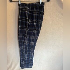 Men's Blue Plaid Lounge Pants